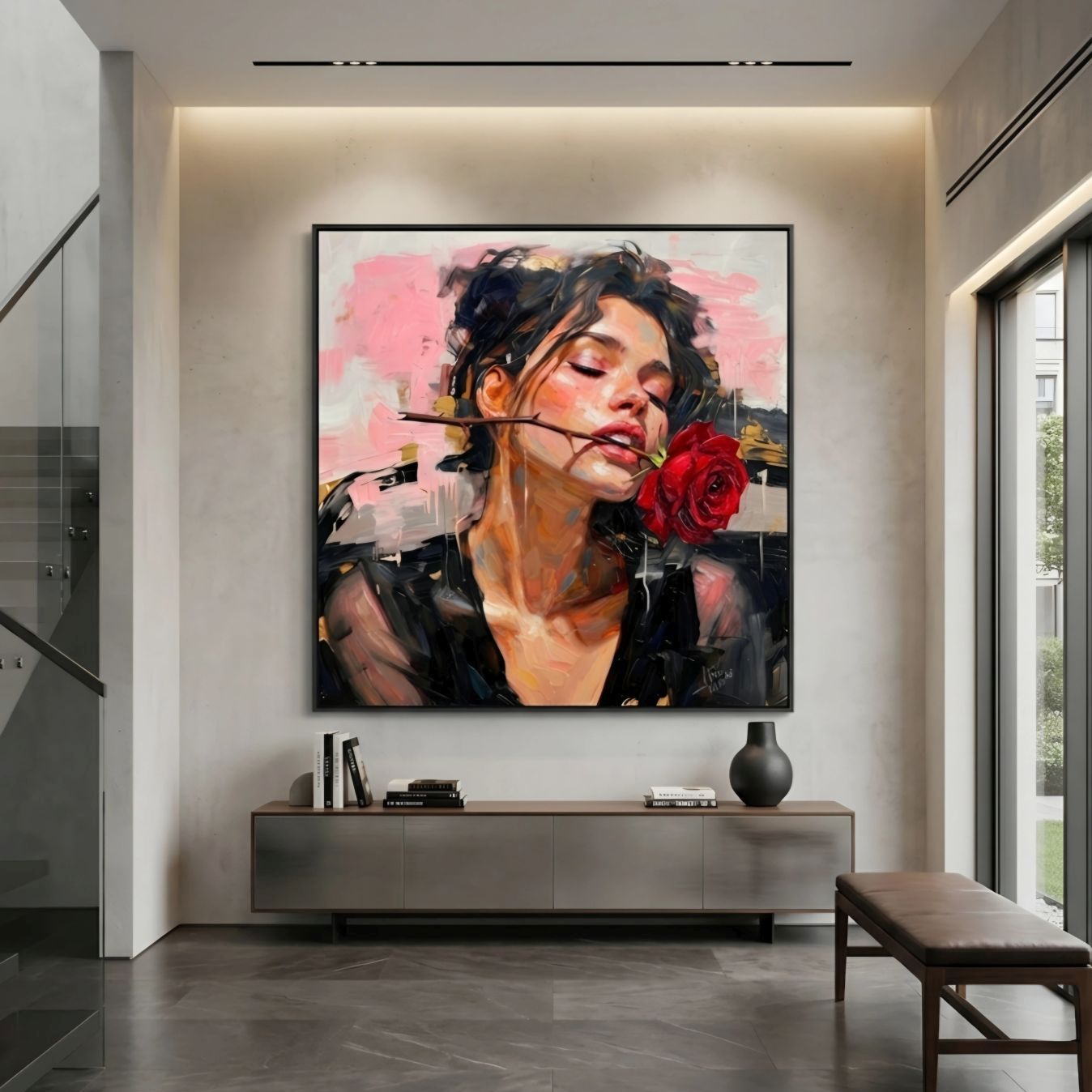 ArteDiAlina.com painting: Passion Love Mystery
